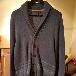 Striped Banana Republic Shawl Cardigan